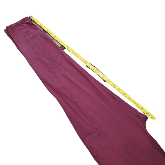 Anthropologie - Saturday Sunday Leggings Maroon Women's Size Small Red Pockets - Picture 15 of 16